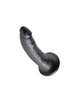 Dildo King Cock com 18 cms Preto ou Beje,2334094