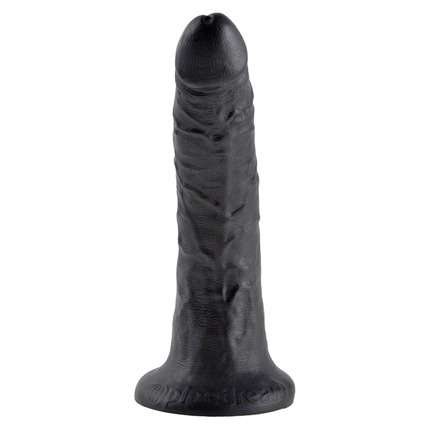 Dildo King Cock com 18 cms Preto ou Beje,2334094