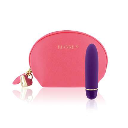 The Mini Bullet is a Vibrating, RS, with protective Case Pink and Purple 2114098