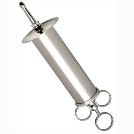 The syringe are made of Stainless Steel 1464155