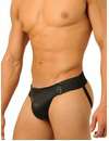 Jockstrap Fist de Couro Preto,1264164