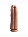 Double Dildo Realistic King Cock One Hole of 20 cms,2244167