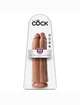 Double Dildo Realistic King Cock One Hole of 20 cms,2244167