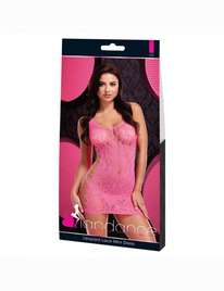 Mini Dress by Lapdance Lace Leopard, Black Pink, 1974177