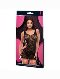 Mini Dress by Lapdance Lace Leopard, Black Pink, 1974177