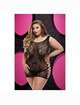 Mini Vestido King Size Lapdance Renda Leopardo Preto ou Rosa,1974180