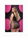 Mini Vestido King Size Lapdance Renda Leopardo Preto ou Rosa,1974180