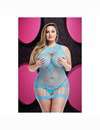 Mini Vestido Lapdance King Size Racerback Azul,1974185