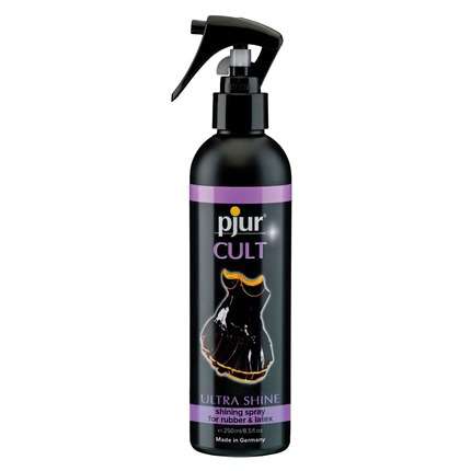 Spray Limpeza Borracha, Latex e Couros Pjur Cult Ultra Shine Shining 250 ml,3394270