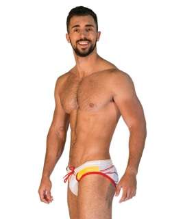 Speedo Mister B URBAN Laguna Beach Swim-White 821152