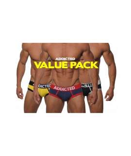 Cuecas Addicted Basic Brief Pack,500018