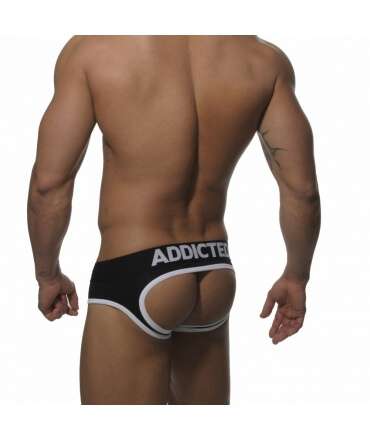 Briefs Addicted Empty Button Black 500023