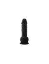 Dildo com Testículos Premium Preto de Silicone Tessudo Crushious 22 cms,2264347