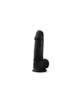 Dildo com Testículos Premium Preto de Silicone Tessudo Crushious 22 cms,2264347