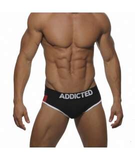 Cuecas Addicted Pack up Brief Preto,500031