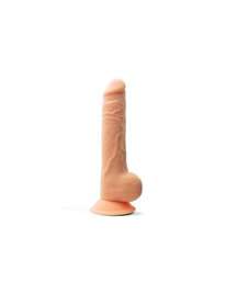 Dildo com Testículos Premium Beje de Silicone Tessudo Crushious 24 cms,2264343