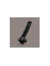 Dildo com Testículos Premium Preto Silicone Tessudo Crushious 17 cms 2264342