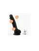 Dildo com Testículos Premium Preto de Silicone Tessudo Crushious 17 cms,2264342