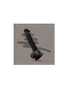 Dildo com Testículos Premium Preto Silicone Tessudo Crushious 17 cms 2264342