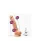 Dildo with Testicles and a Premium Beje Silicone Tessudo Crushious 23 cms 2264340