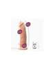 Dildo Premium Beje de Silicone Tessudo Crushious 15.5 cms,2264332