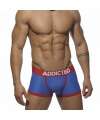 Boxers Addicted Racing Stripe com Push-up Azul,500006