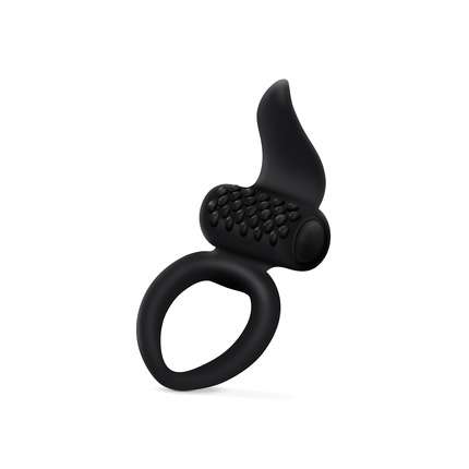 Cockring Tongmi de Silicone com Vibração Crushious,1304330