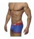 Boxers Addicted Racing Stripe com Push-up Azul,500006