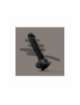 Dildo com Testículos Premium Preto de Silicone Tessudo Crushious 23 cms,2264348