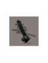 Dildo com Testículos Premium Preto Silicone Tessudo Crushious 23 cms 2264348