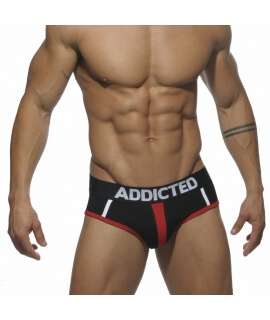 Cuecas Addicted Contrast Racing Stripe Preto,500010