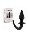 Plug Anal Sono Ponta em Bico 15 cms Preto,2434390