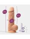 Dildo com Testículos Premium Beje de Silicone Tessudo Crushious 22 cms,2264339