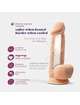 Dildo com Testículos Premium Beje de Silicone Tessudo Crushious 22 cms,2264339