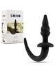 Plug Anal Sono Espiral Preto 15 cms,2434401