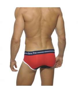 Briefs Addicted Blocking Color Red 500013