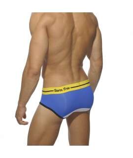 Briefs Addicted Blocking Color Blue 500008