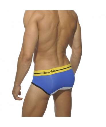 Briefs Addicted Blocking Color Blue 500008