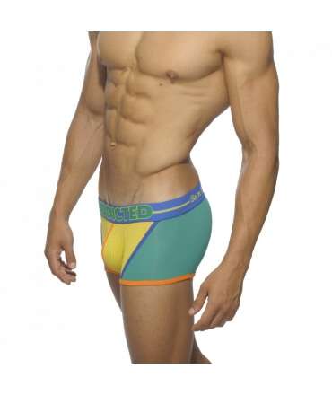 Boxers Addicted Blocking Color Verde,500027