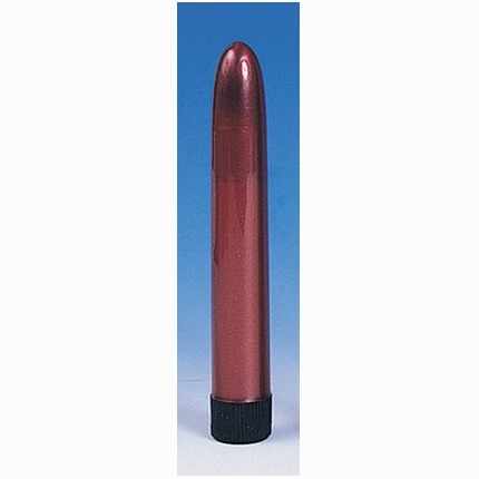 Vibrador Clássico Bordô Metálico 18 cm,2174465