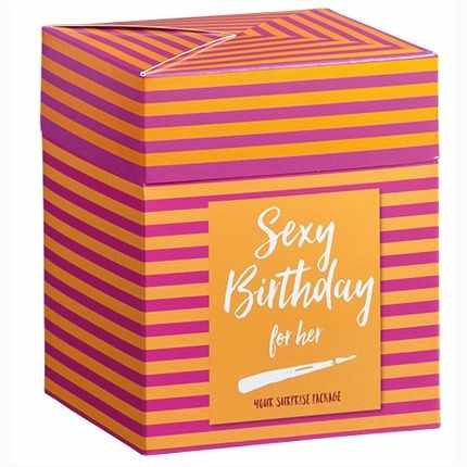 Kit Sexy Birthday for Her 10 Peças,8134475