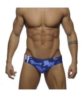 Swimwear Addicted Camouflage Printed Navy Blue 500041