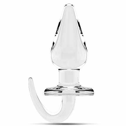 Plug Anal Sono Ponta em Bico 10 cms Transparente,2434496