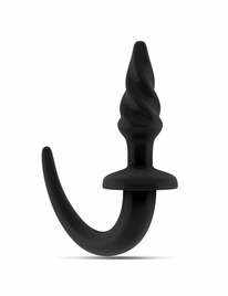 Butt Plug Sleep, Spiral, Black, 10 cm,2434502