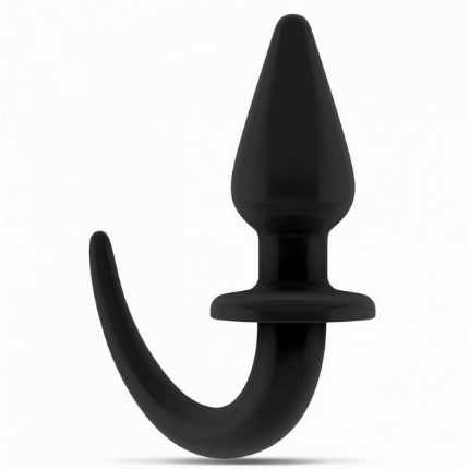 Plug Anal Sono Ponta em Bico 10 cms Preto,2434504