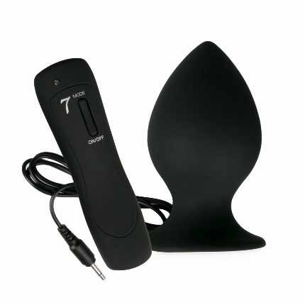 Plug Anal Aphrodisia com Vibração Preto,2424508