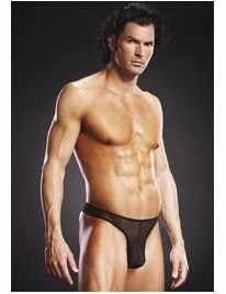 Thong, G-String, Transparent Black,1364537