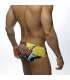 Swimwear Addicted Tiger Print Ad Yellow 500046