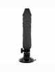 Vibrador Realístico Basecock Preto com Comando 20 cm,2184557