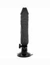 Vibrador Realístico Basecock Preto com Comando 20 cm,2184557